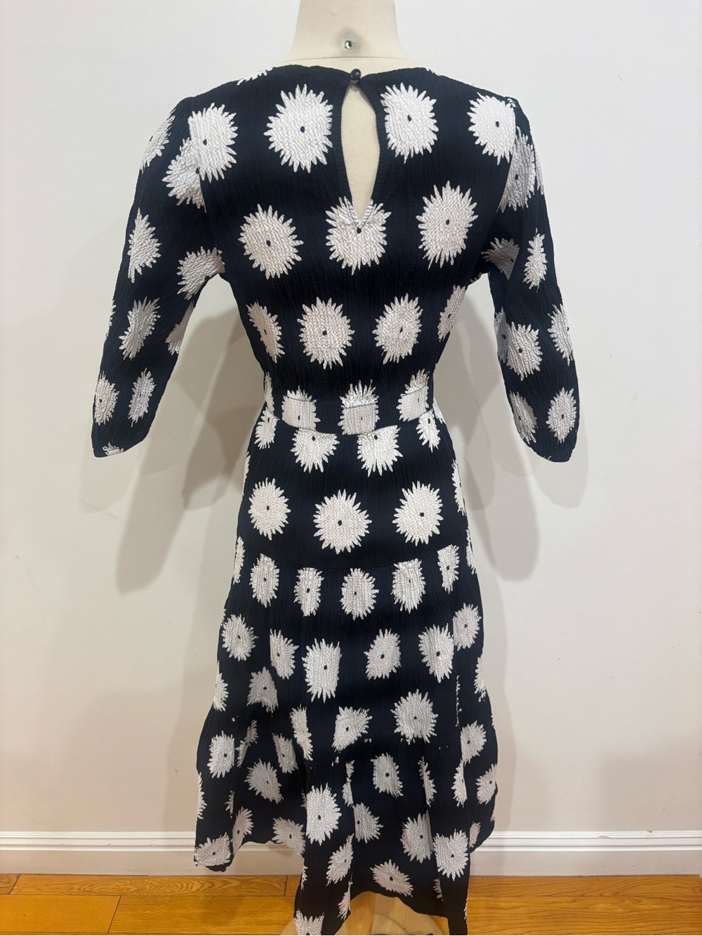 Kate Spade Pom Pom Floral Lawn Dress, Size: L - Picture 10 of 12